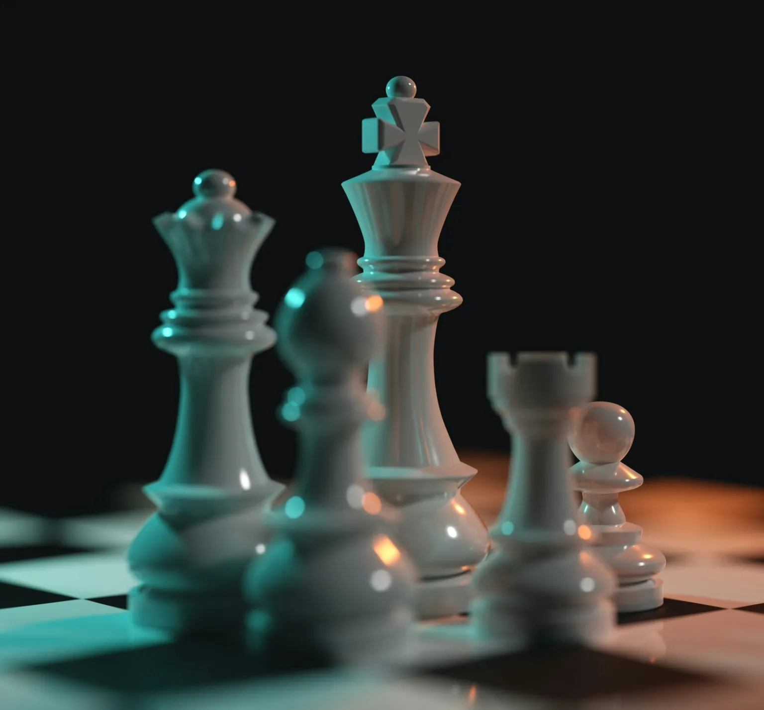 Compliance vs capability: chess pieces on a board